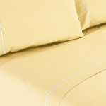 Lençóis de Cama Lisos Amarelo - Image 2