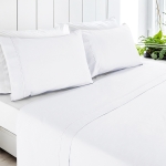 Lençóis de Cama Lisos Branco