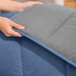 Edredom Nórdico Bicolor 250g/m² Azul e Cinza - Image 2