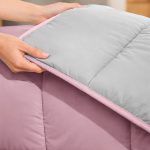 Edredom Nórdico Bicolor 250g/m² Roza e Cinza - Image 2