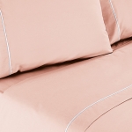 Lençóis de Cama Lisos Salmão - Image 2