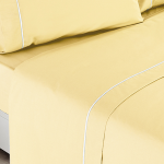 Lençóis de Cama Lisos Amarelo - Image 3