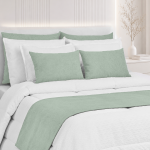 Cobre Pés Com Almofadas Vilage Aqua