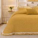 Colcha Duplo Folho Liam Cor Amarelo - Image 3