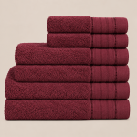 Conjunto de 6 Toalhas Nari Bordo - Image 2
