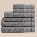 Conjunto de 6 Toalhas Nari Cinza - Image 2